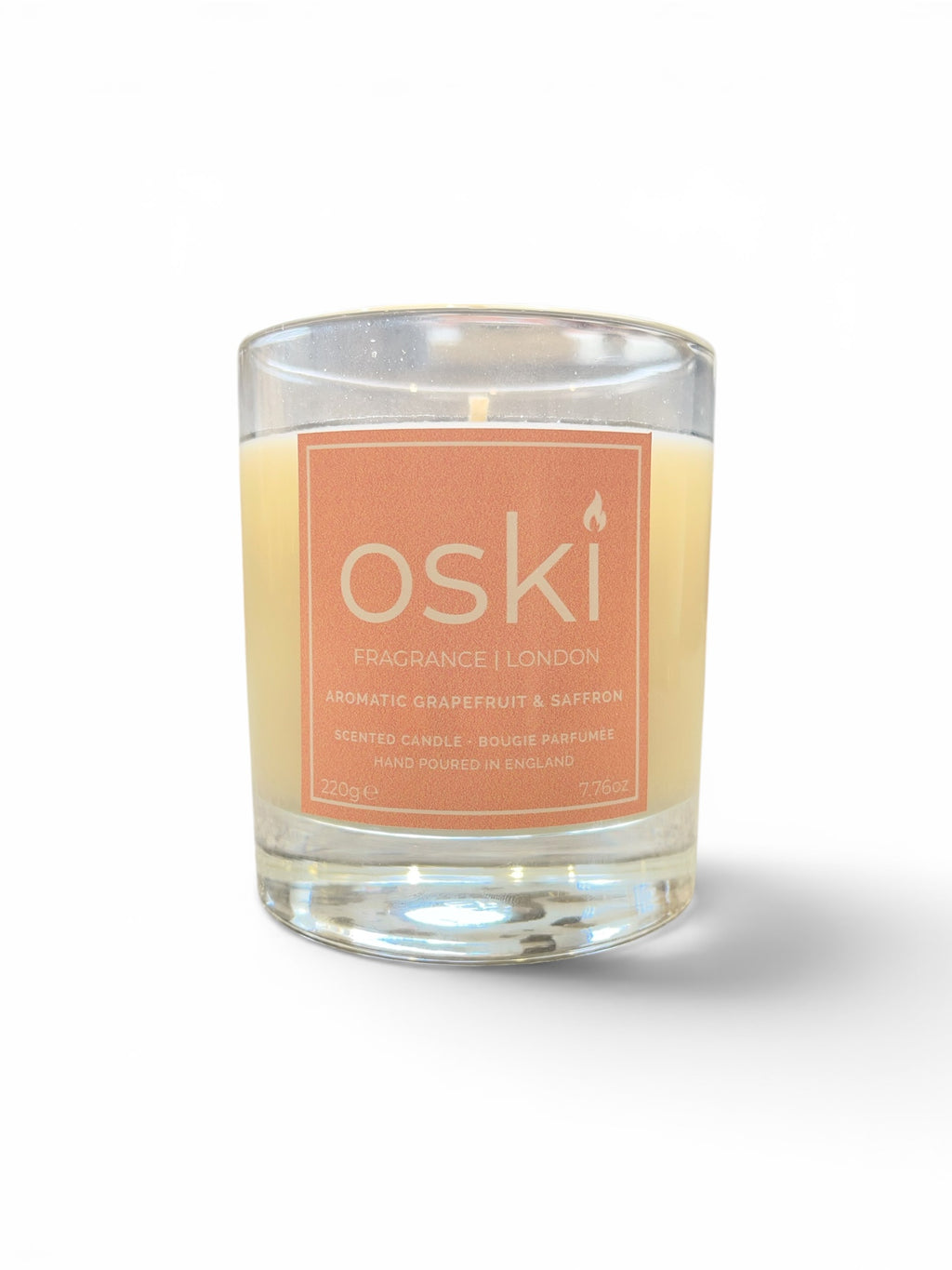 Aromatic Grapefruit & Saffron Scented Candle | 220g