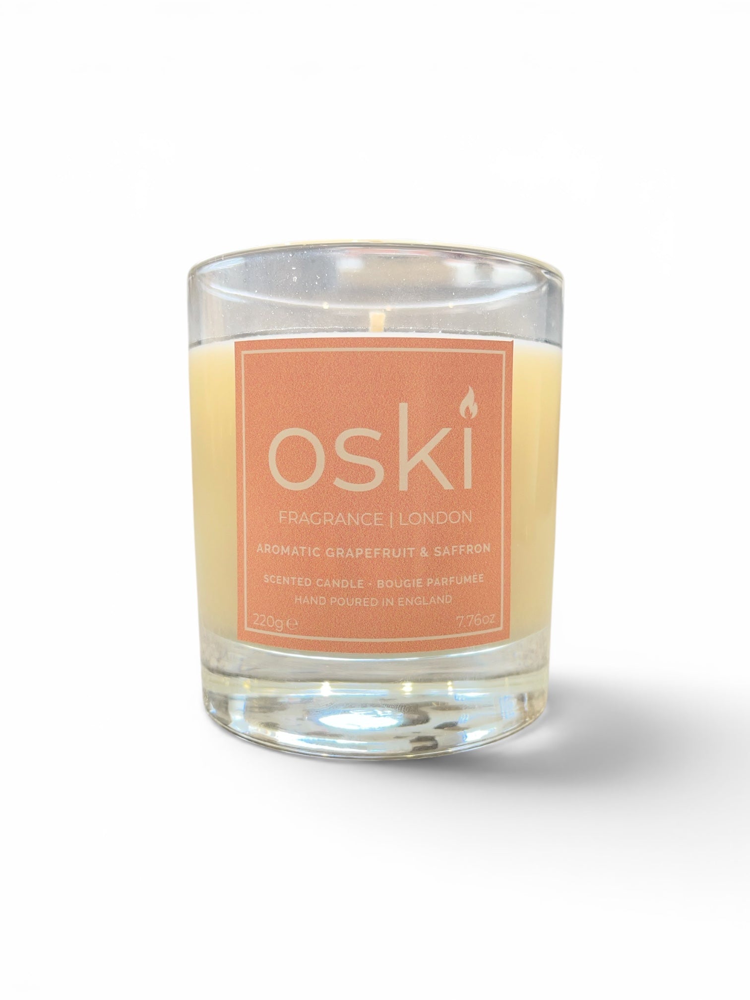 Aromatic Grapefruit & Saffron Scented Candle | 220g