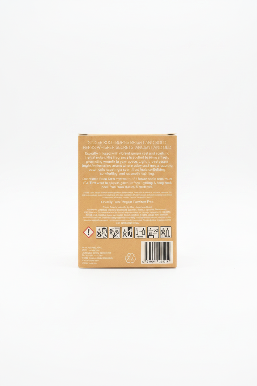 Ginger Root & Herb — Back