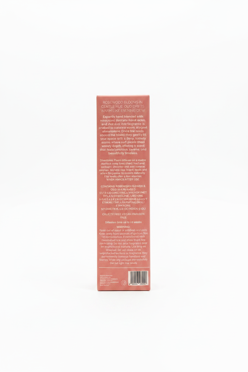 Rosewood Flower & Oud Diffuser — Back
